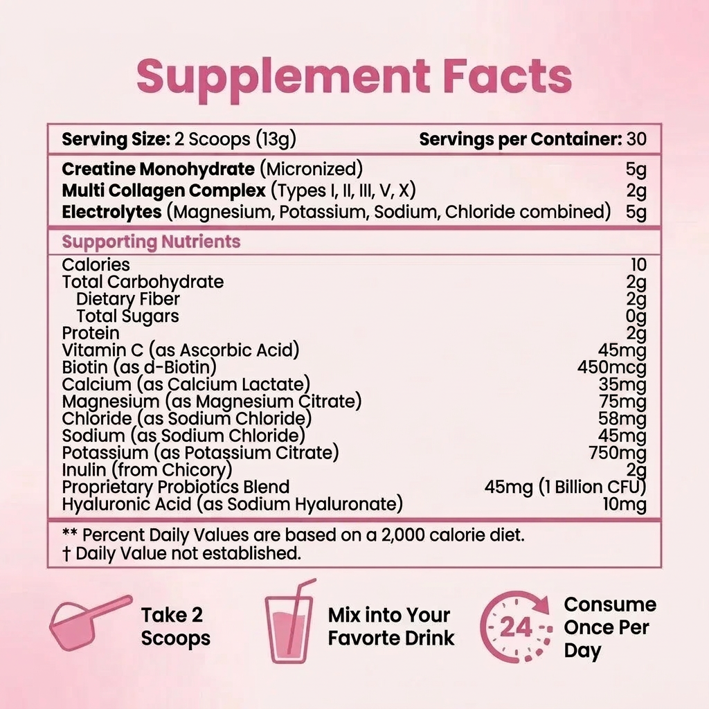 Creatine Hydratation for Women