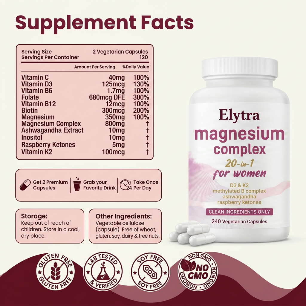 Elytra Magnesium Complex for Women