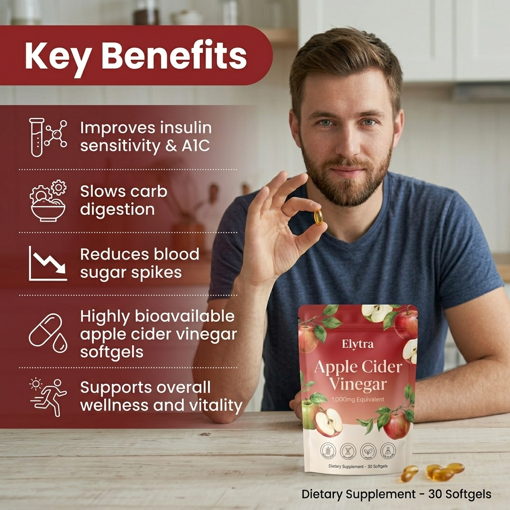 Apple Cider Vinegar Extract - 1000mg Softgels